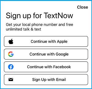 برنامج ارقام امريكية textnow